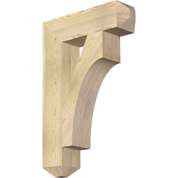 Ekena Millwork Westlake Craftsman Rough Sawn Bracket, Douglas Fir, 6"W x 24"D x 36"H BKT06X24X36WTL04RDF - main